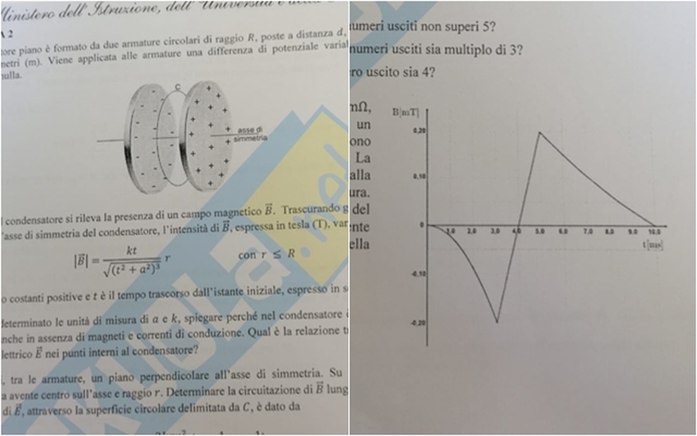 Esame di maturità 2019, la traccia del compito di matematica e fisica